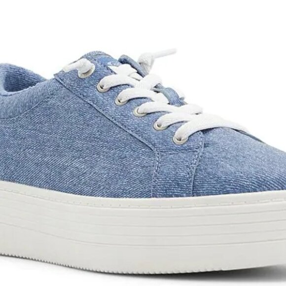Roxy Shoes - Roxy Shelilahh 2.0 Platform Sneakers Women's Sizes Blue Denim Like Upper NEW